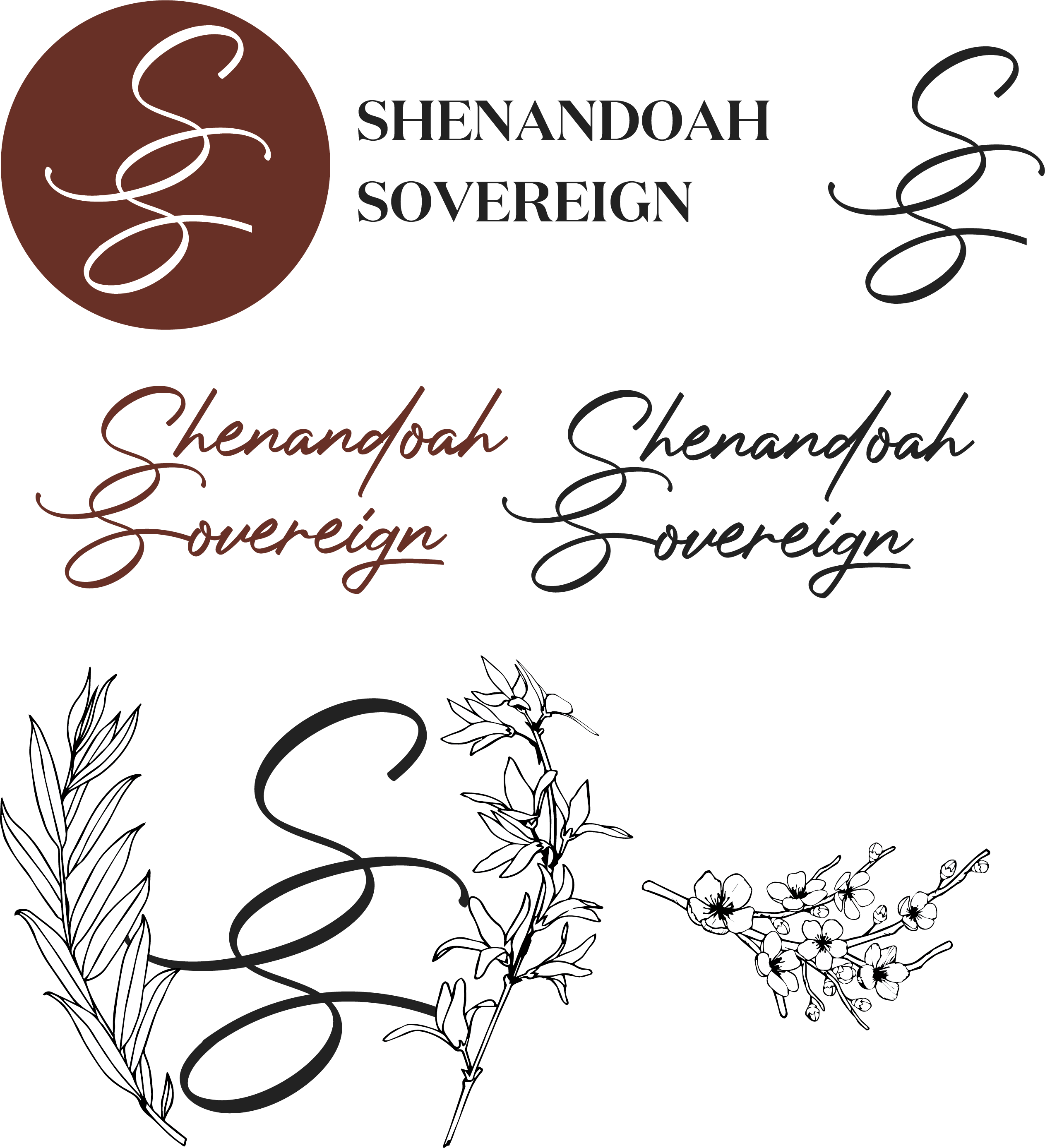 Shenandoah Sovereign final brand identity board